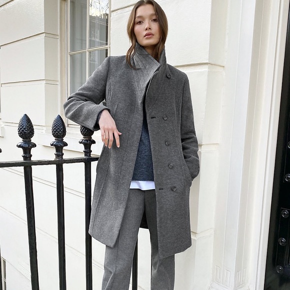 Aritzia Jackets & Blazers - Aritzia Babaton “Connor” Coat in Heather Grey